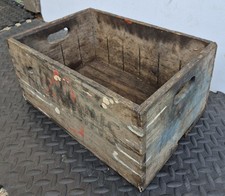 Vintage Fremlin's Brewery Wooden Beer Crate Box with Handle Holes Display