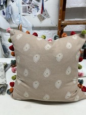 Susie Watson Designs Fabric Statement 20” Cushion, Complete With Feather Inner.