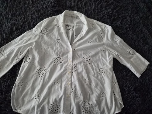 Zara white sleeve - 3/4,