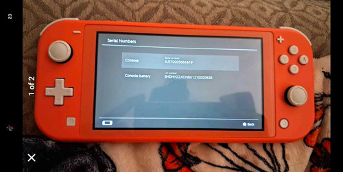 Nintendo switch lite - lite, coral