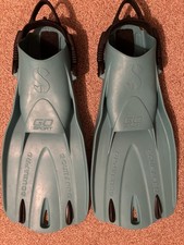 Scubapro Go Sport Fins, Excellent Condition, Aqua, XS