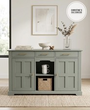 Painted Green Solid Mahogany