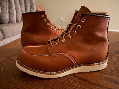 Red wing moc toe - toe, heritage
