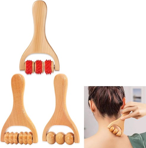 Wooden massage rollers back - massage,
