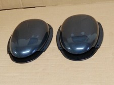 2x ROOF SCOOP BLACK VENT DUCT TYPE VENTILATION PLASTIC VAN BUS CARAVAN MOTORHOME