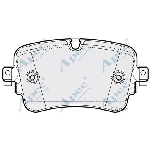 Brake pads set for audi - audi, q8
