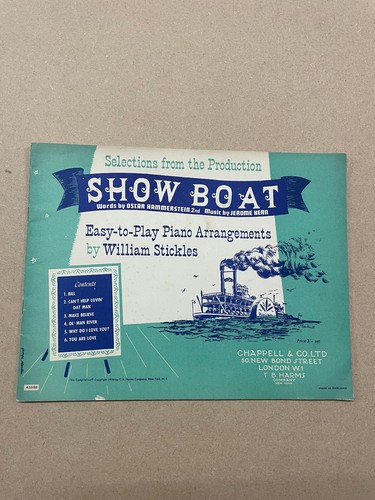 Show boat easy - boat:, piano