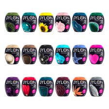 Dylon Washing Machine Clothes Dye Pod Navy Blue, Intense Black, Pink, Green +++