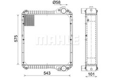 MAHLE Coolant Radiator