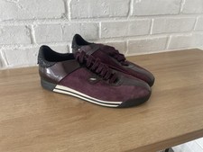 Geox Respira Purple Suede Size