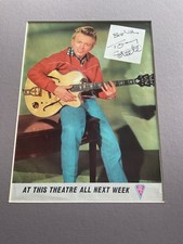 TOMMY STEELE Signed 10x8 flyer