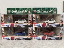 Corgi - The Italian Job Bundle (x4) - Mini w/Figures - 04441 - 1:43 - Mint/New
