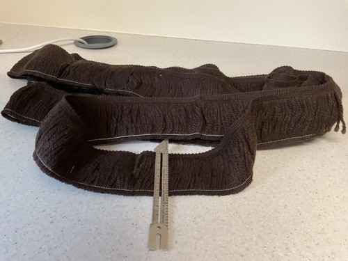 Brown wool blend fringing - brown,