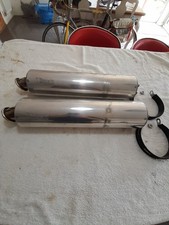 SUZUKI GSX 1300 R HAYABUSA GEN 1 VIPER SILENCERS PIPES EXHAUSTS ALLOY OUTER