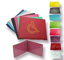 Disabled Blue Badge Holder Hologram Safe Parking Permit Display Cover Wallet