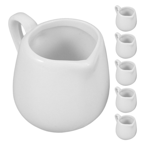 6pcs mini ceramic creamer - mini,