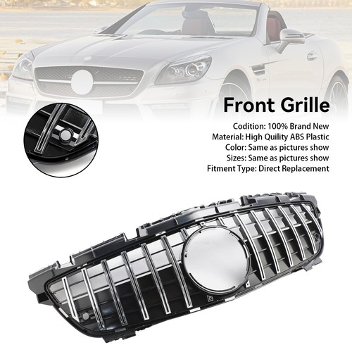 Chrome front radiator - front,