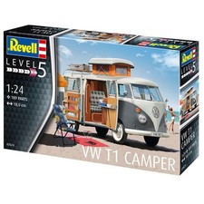 Revell 1/24 Volkswagen T1 Camper Van Model Kit 07674