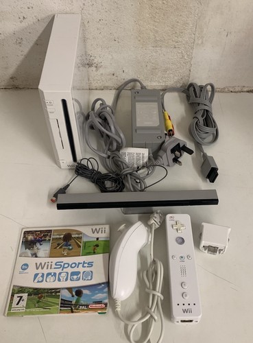 Nintendo wii console white - console,