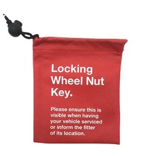 FLUORESCENT RED LOCKING WHEEL