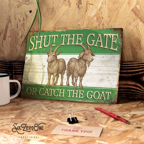 Shut the gate catch - shut, or