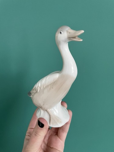Vintage ceramic duck goose
