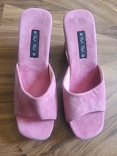 Vintage pink suede - vintage,