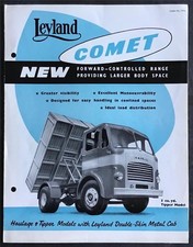 LEYLAND COMET Commercial Vehicles Sales Brochure AUG 1955 #7116