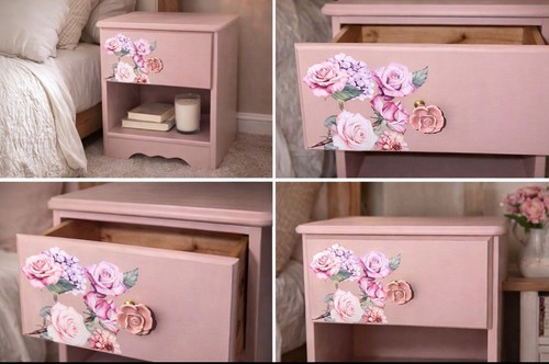 Upcycled kids pink flowers - upcycled,