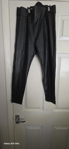 Womens pvc type trousers - womens,