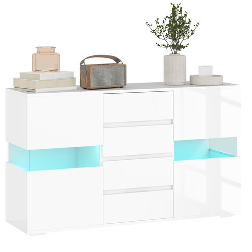 Led sideboard cabinet high - led,