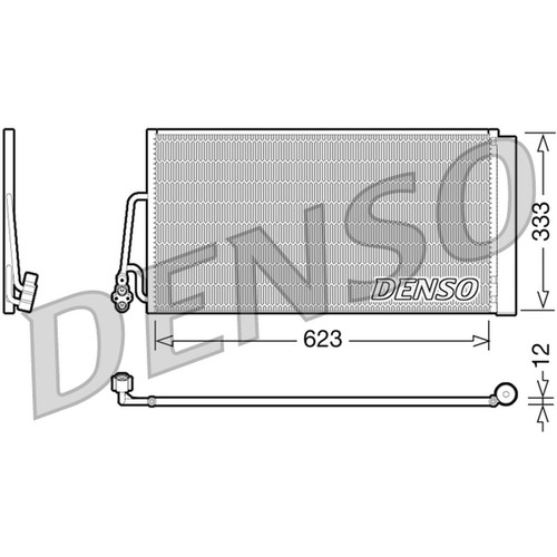 Air con condenser for - air,