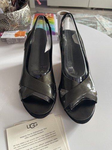 Ugg hazel wedge leather sling