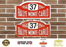 Rally Monte Carlo Plaque Plate 1964 Mini Cooper S Garage Sign Man Cave