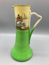 Antique Royal Doulton Seriesware Dutch Harlem Tall Jug D1886 - Chipped Spout!