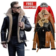 Mens B3 Raf Real Sheep Skin