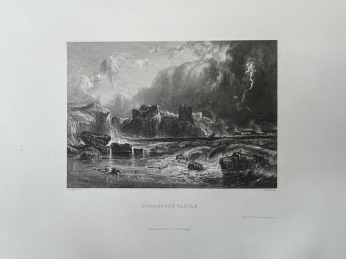 1838 antique print turnberry - 1838,