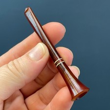 VINTAGE ART DECO AMBER BAKELITE CIGARETTE HOLDER CHEROOT