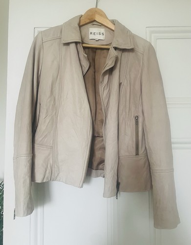 Reiss real leather fitted - real,