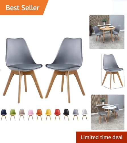 Elegant grey dining chair set - elegant,