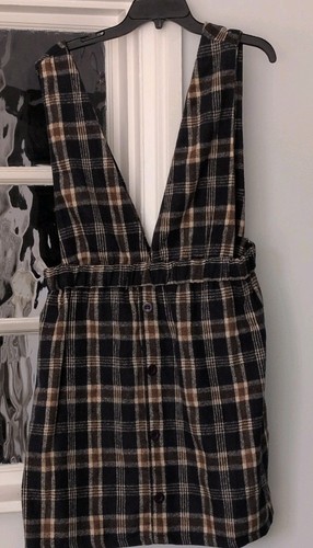 Boohoo navy plaid tweed - navy,