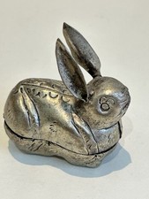 Vintage Cambodian Rabbit Betel Nut Box 