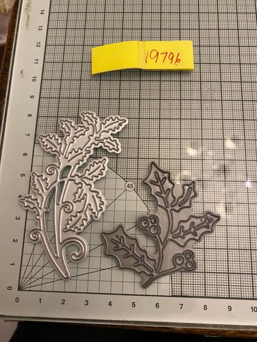 Christmas holly die - christmas, set