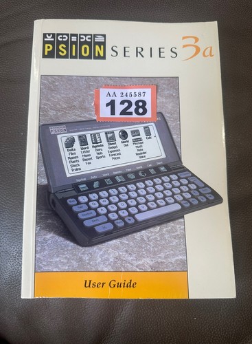 Psion series user guide - psion, 3a