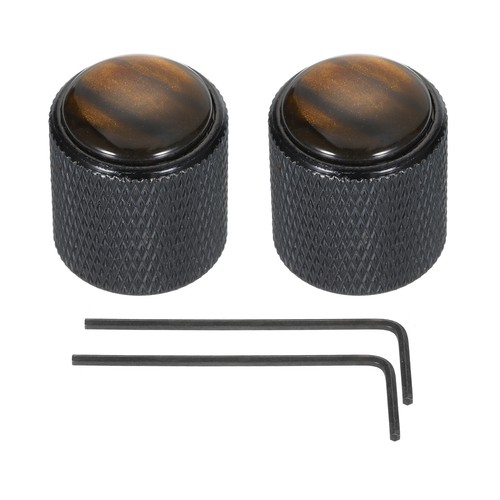 Guitar bass dome knobs amber - bass,
