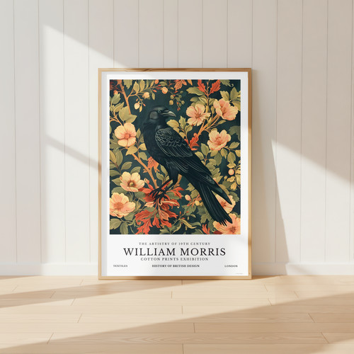 William morris raven print - william,