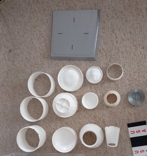 Spare model kit parts from