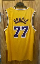 Luka Dončić #77 Los Angeles Lakers Men’s Embroidered Basketball Jersey New XXXL 
