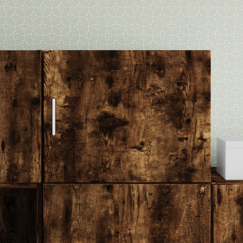 Wall cabinet smoked - smoked, oak