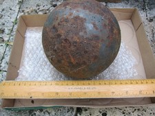 Genuine Antique 30lb  WAR CANNON BALL from Portsmouth Harbour.  Maybe French?